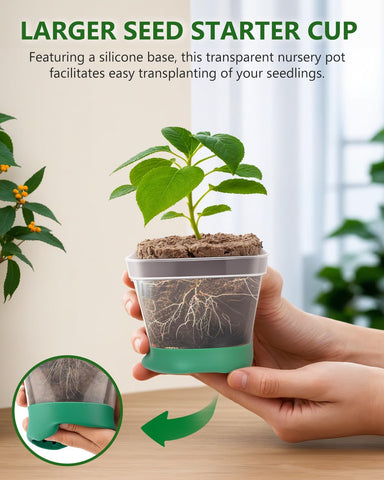 JoyHalo complete seed starter kit assembles essential gear for indoor herbs and vegetables.