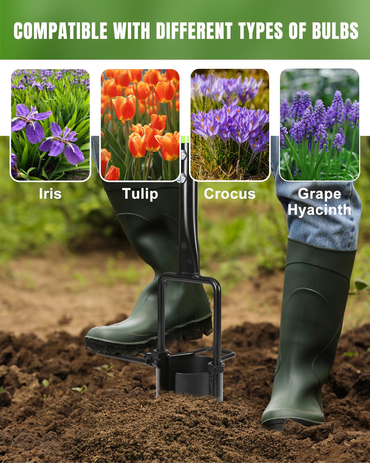 Joyhalo tool disassembles into three parts for compact storage.