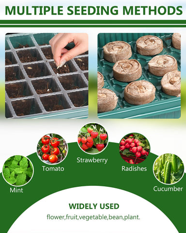 JoyHalo drainage tray base prevents water buildup and root rot