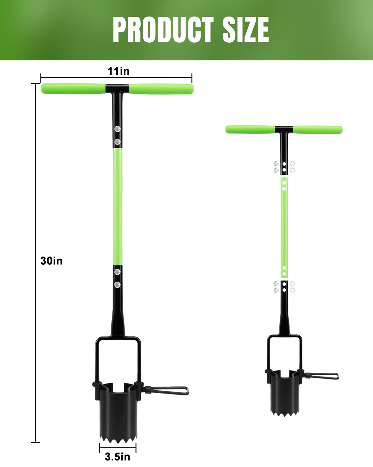 Joyhalo durable steel, powder-coated tool built to withstand garden wear.