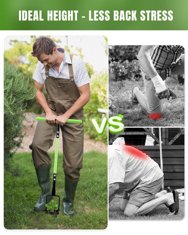 Joyhalo foot pedal depth control helps set planting depth precisely.