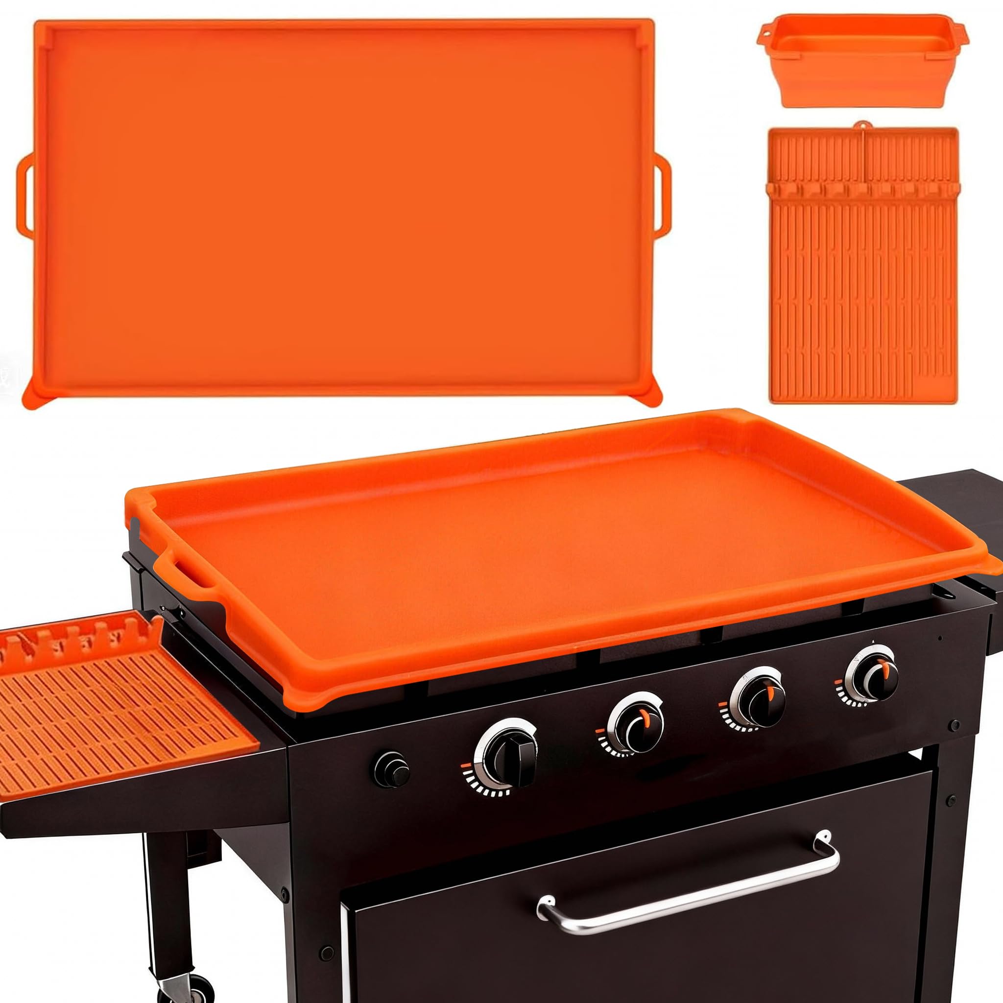 JoyHalo full-edge 28-inch Blackstone griddle cover protects from rain and debris.