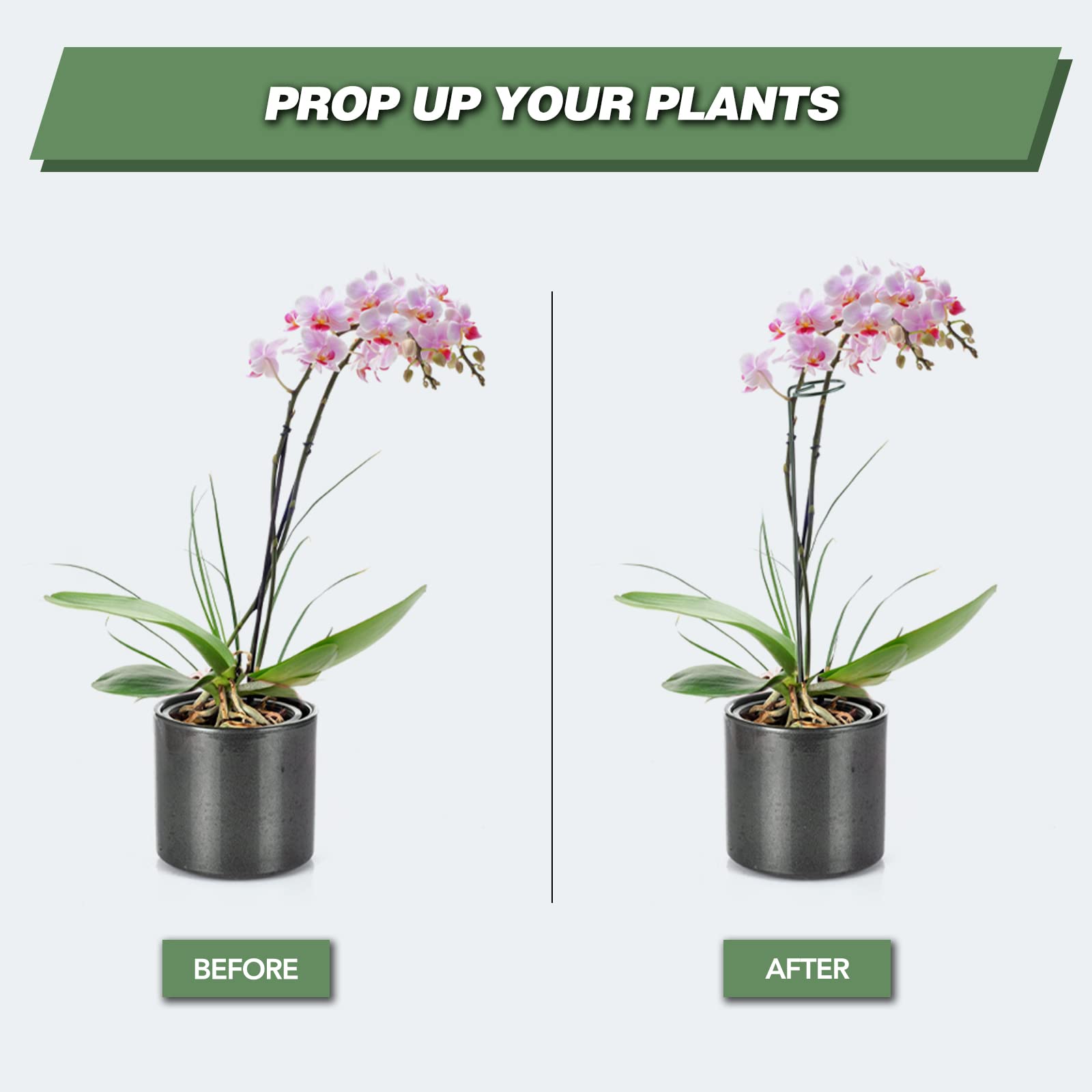 Joyhalo twist ties secure branches without damage.