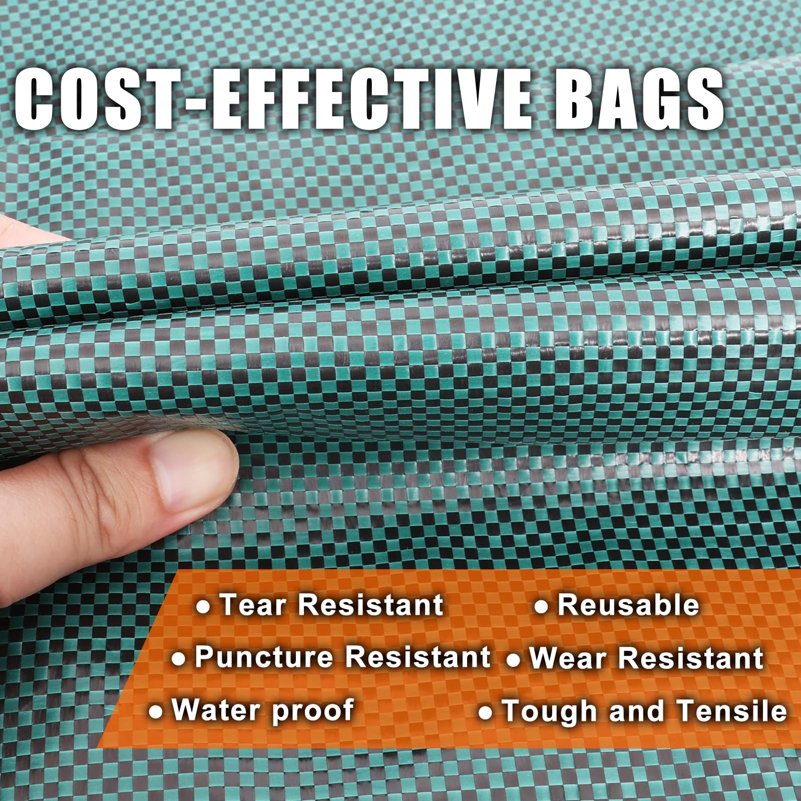 Joyhalo yard bags with gloves included for immediate cleanup.