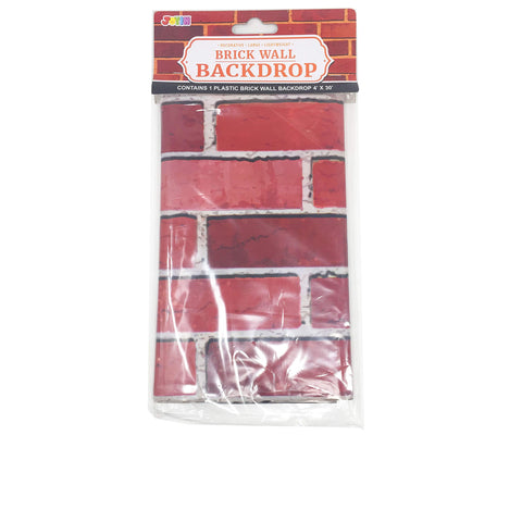 JOYIN brick wall backdrop durable plastic resists tearing for long-lasting use.