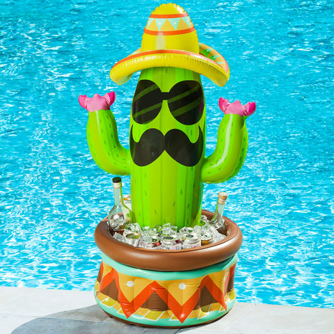 JOYIN cactus cooler ready for birthday and pool parties, a unique centerpiece.