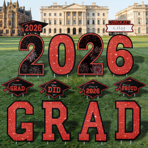 JOYIN weather-resistant yard signs, reusable for multiple events.