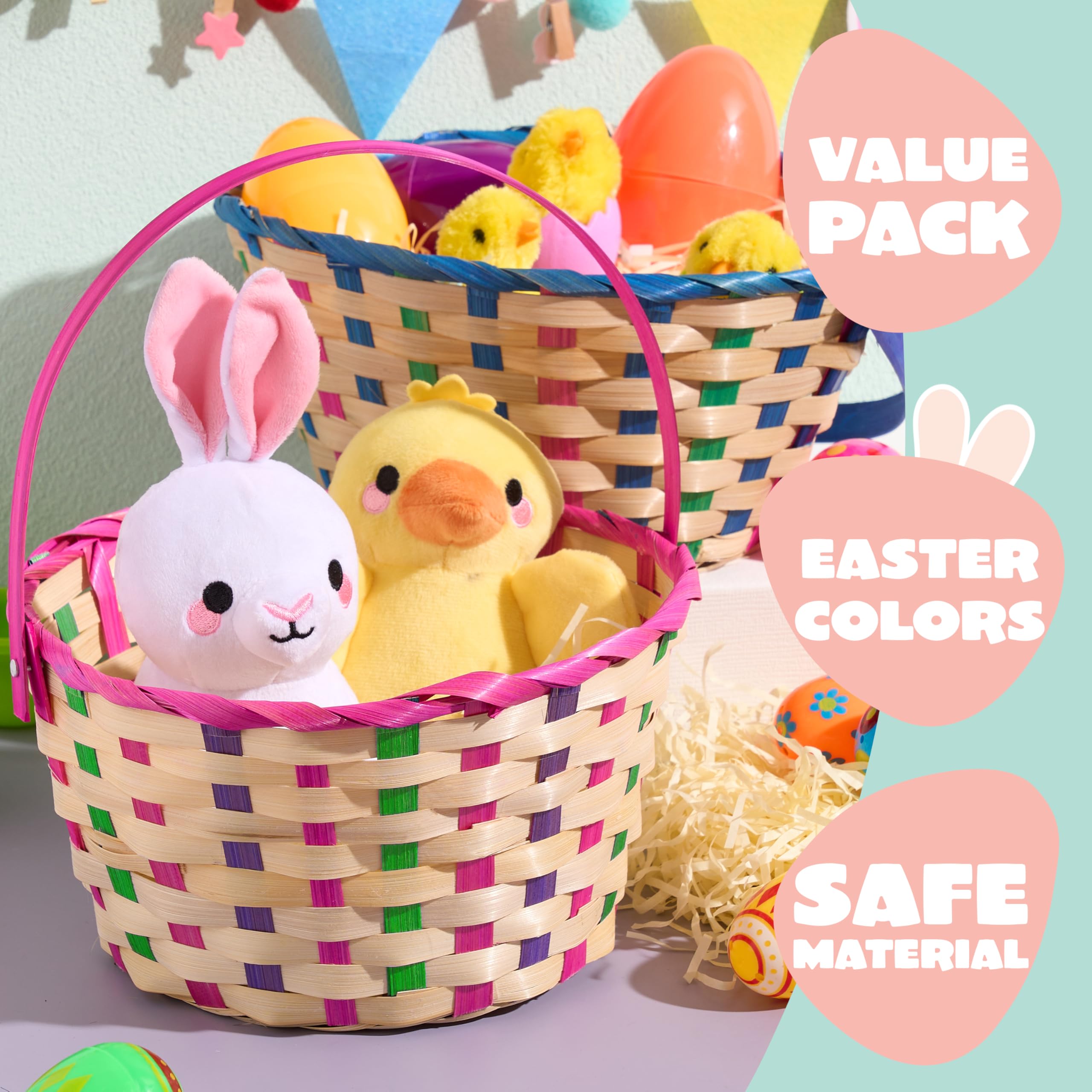 JOYIN detailed-pattern basket adds charming seasonal decor to Easter displays