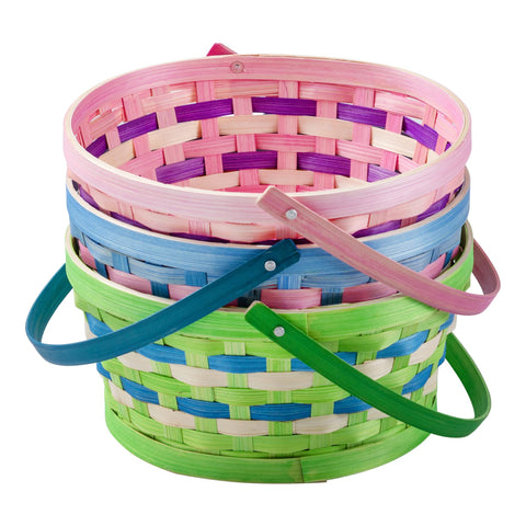 JOYIN baskets with handles and wicker detail, comfy to carry during family picnics.