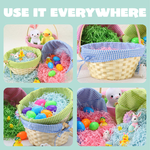 JOYIN blue grass shreds for vibrant Easter egg hunts