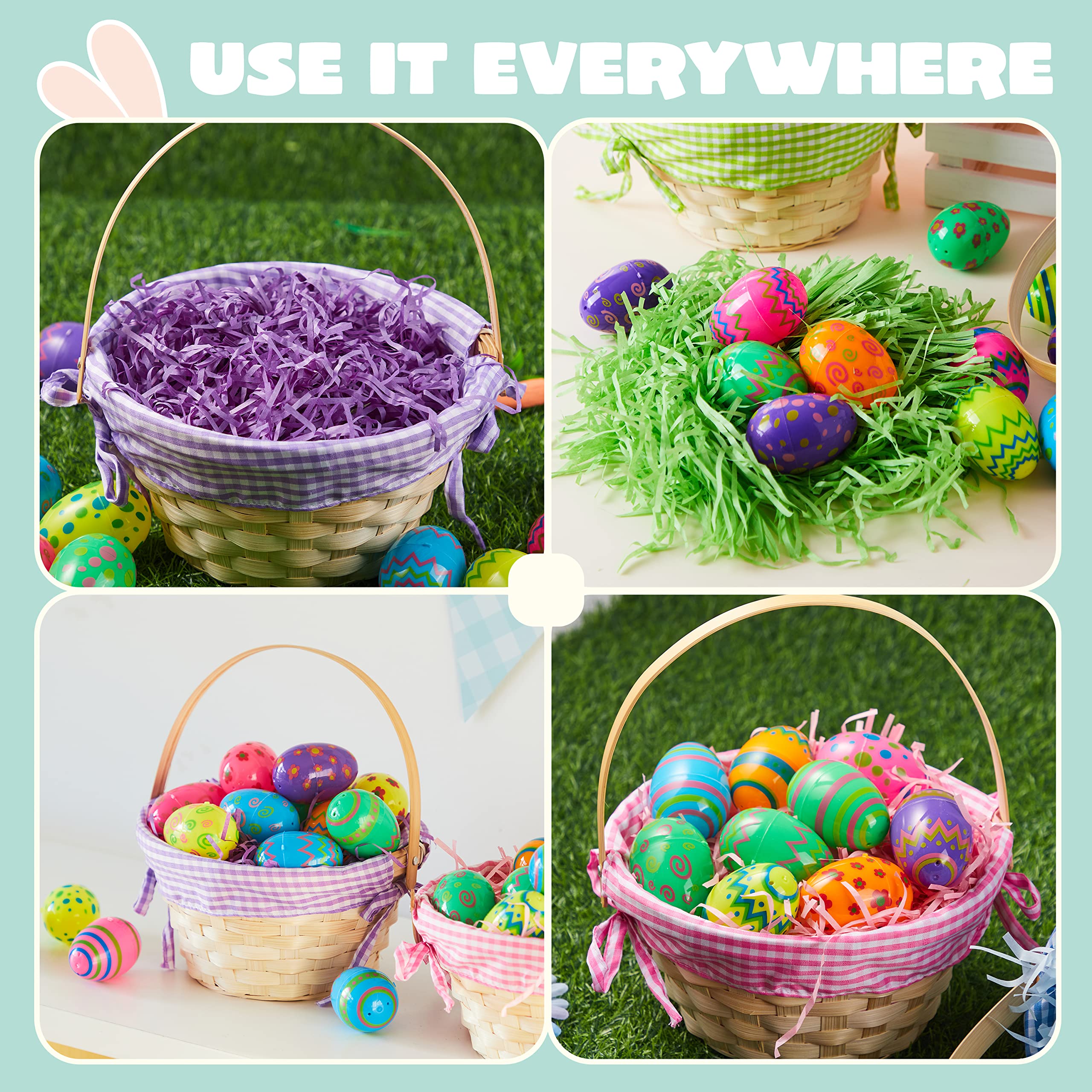 JOYIN Easter party gift baskets perfect for celebrations and gifting.