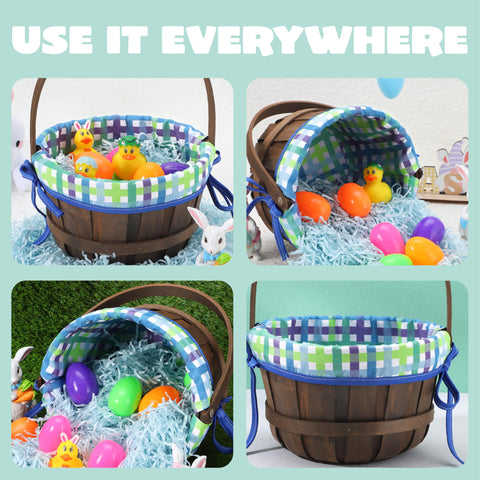 JOYIN egg hunt setup with sturdy basket ready for treats and eggs