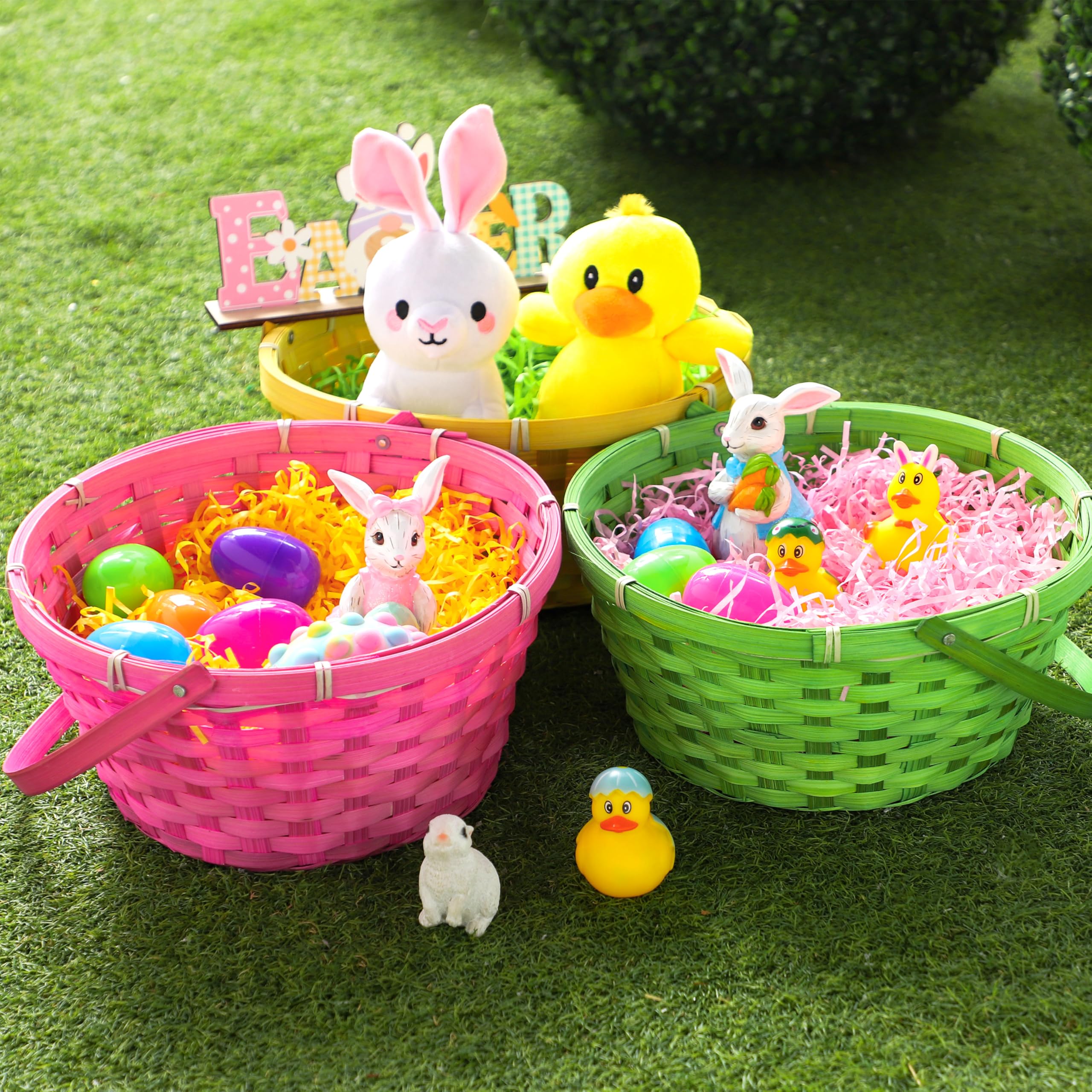 JOYIN empty gift basket for Easter ready to fill