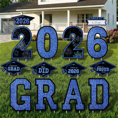 JOYIN waterproof yard signs resist rain during outdoor graduation events