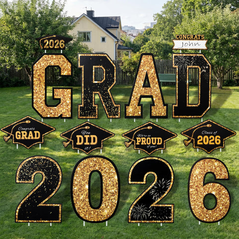 JOYIN handheld photo props add graduation flair to photos.
