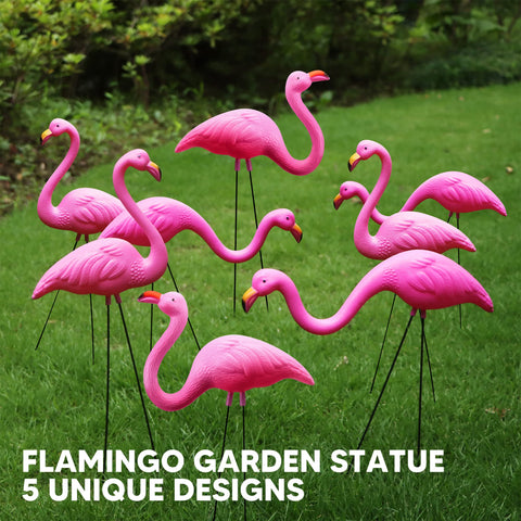 JOYIN lawn ornaments add tropical vibe to gardens and patios