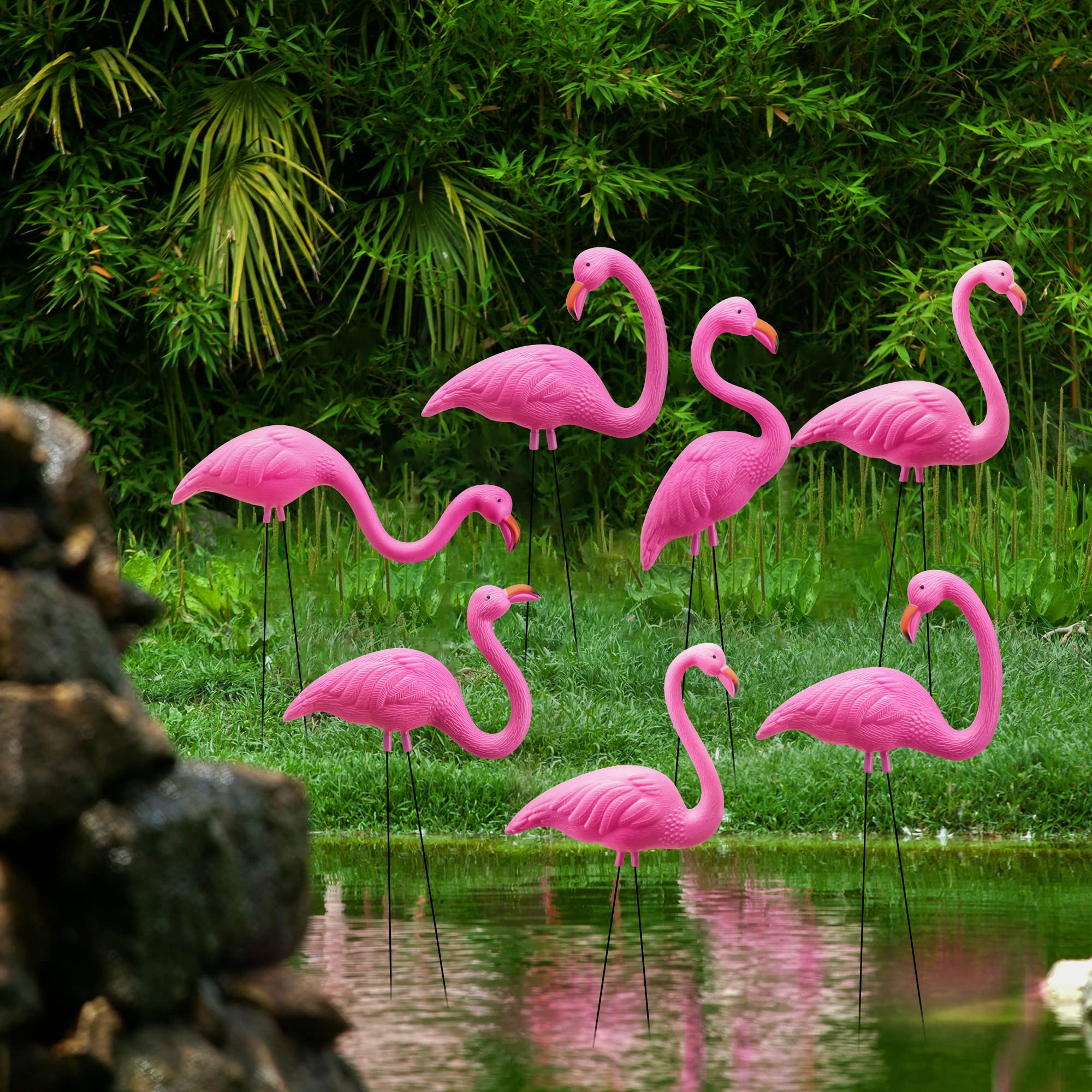 JOYIN vibrant flamingos brighten luau parties and outdoor gatherings