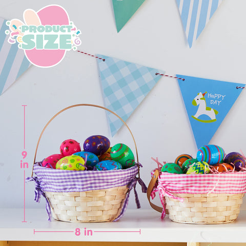 JOYIN premium Easter baskets designed for reuse and simple storage.
