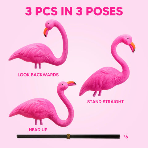 JOYIN flamingos endure outdoor conditions with UV-resistant color.