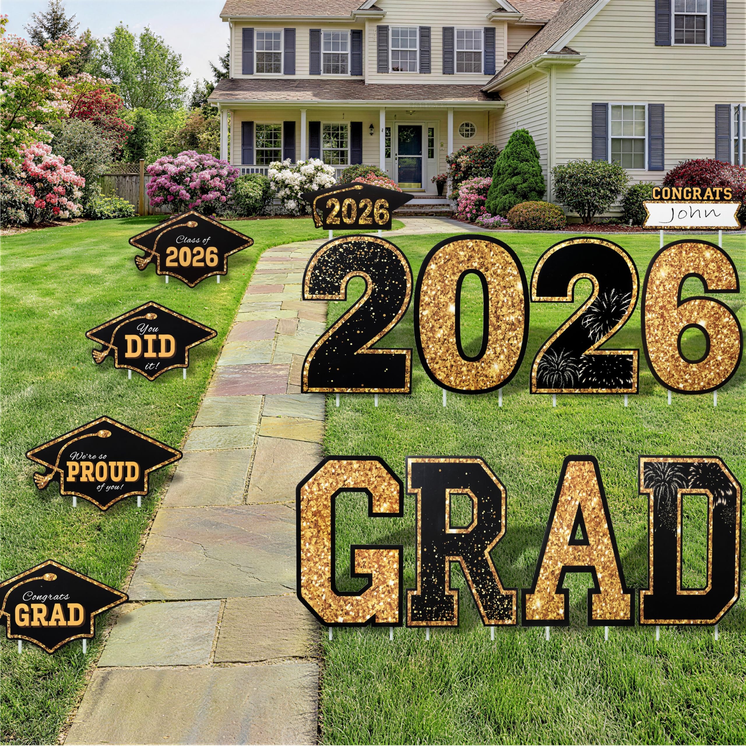 JOYIN water- and corrosion-resistant signs endure rain and sun.