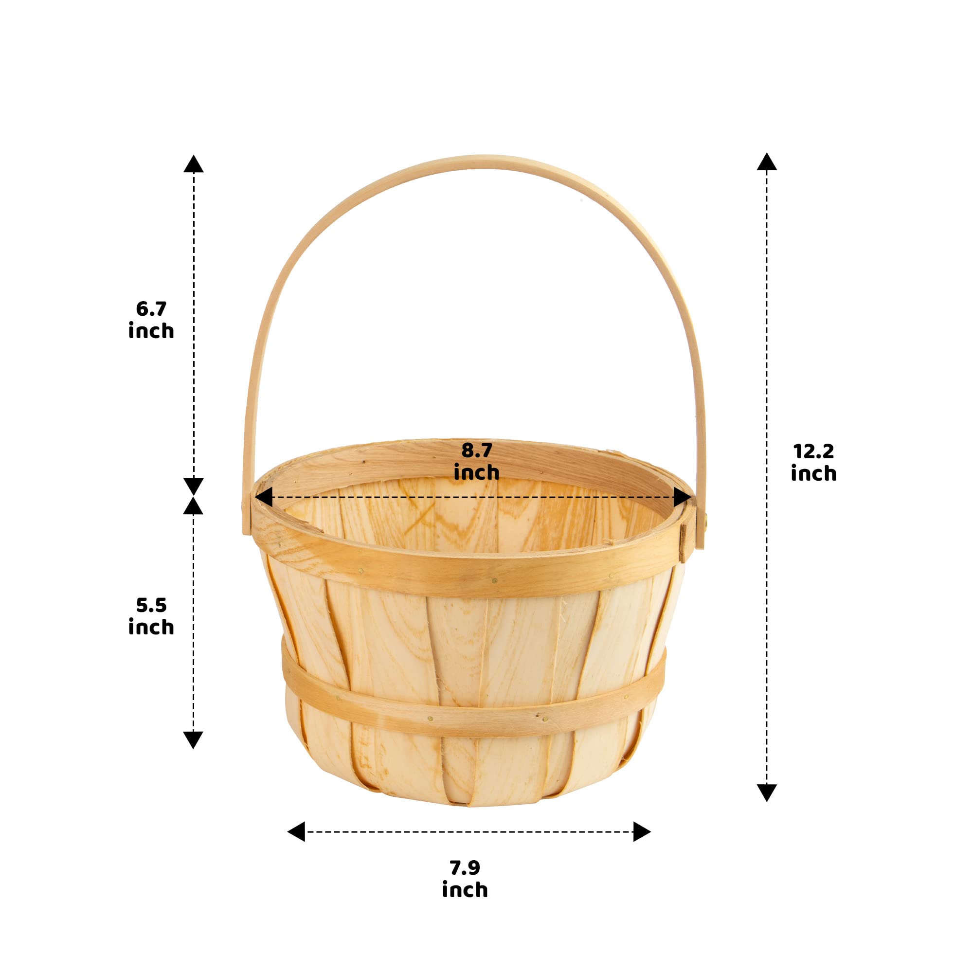 JOYIN baskets with lining, easy-to-carry design for party favors.
