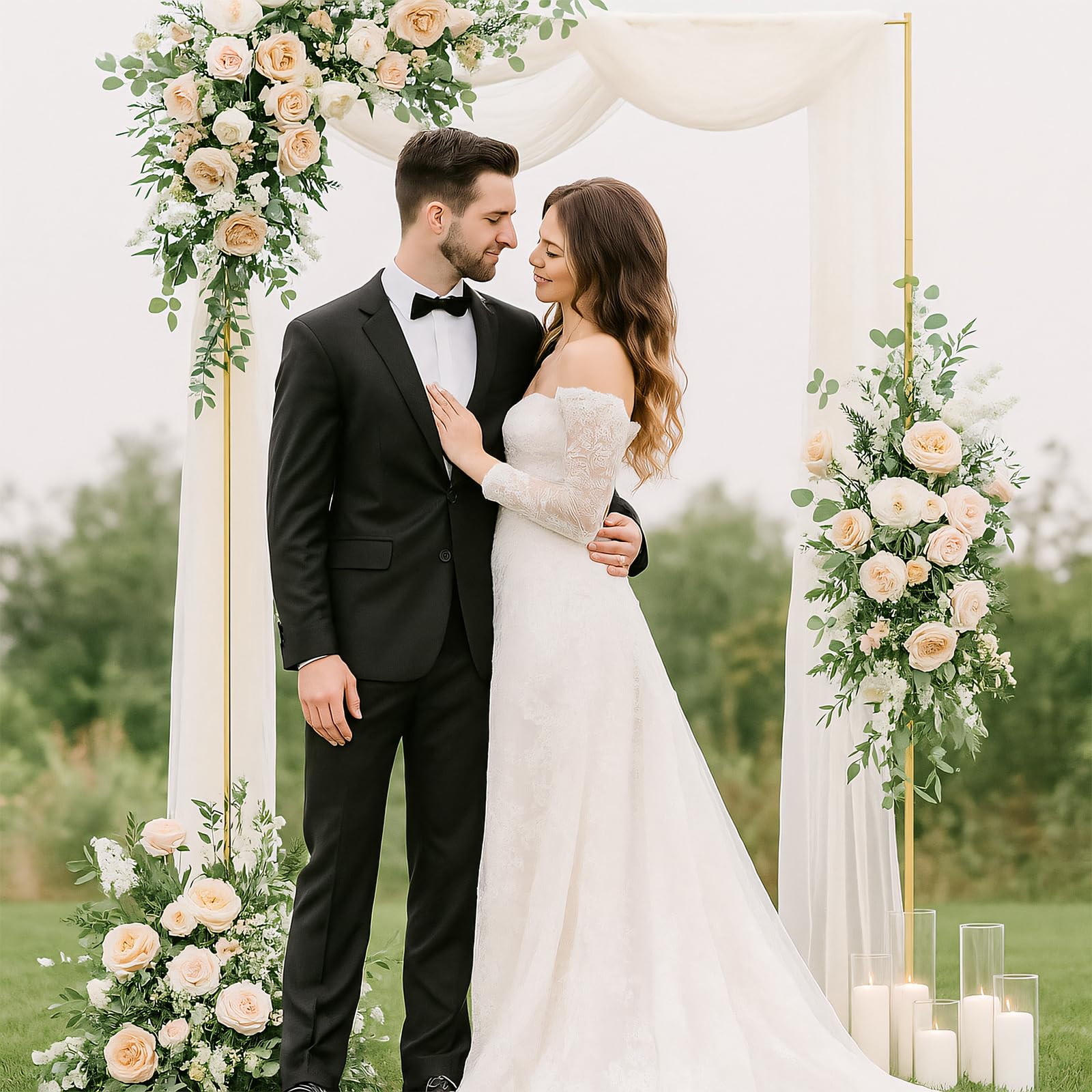 JOYOUSQ balloon and floral arch option for creative displays