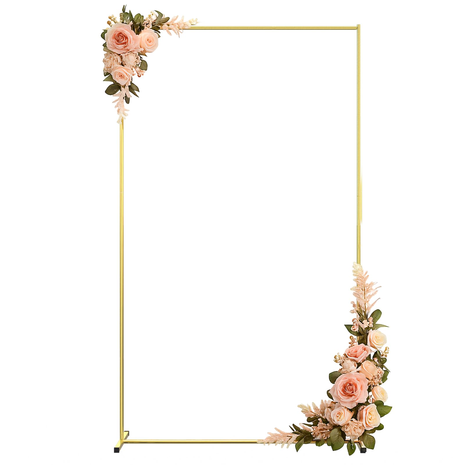 JOYOUSQ gold square arch stand ideal ceremony backdrop