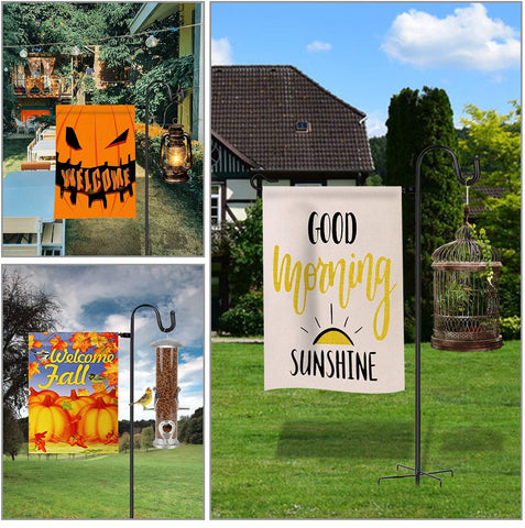 JOYSEUS 36-inch flag stand elevates garden decor