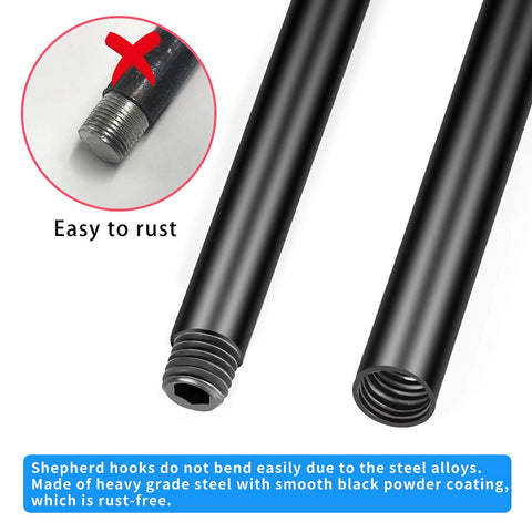 JOYSEUS wrought-iron durability with rust-resistant coating for long-lasting use.