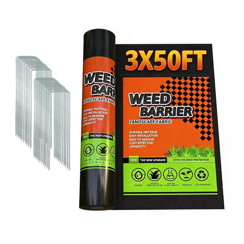 JOYSWAN 3Size weed barrier fabric roll for garden weed control