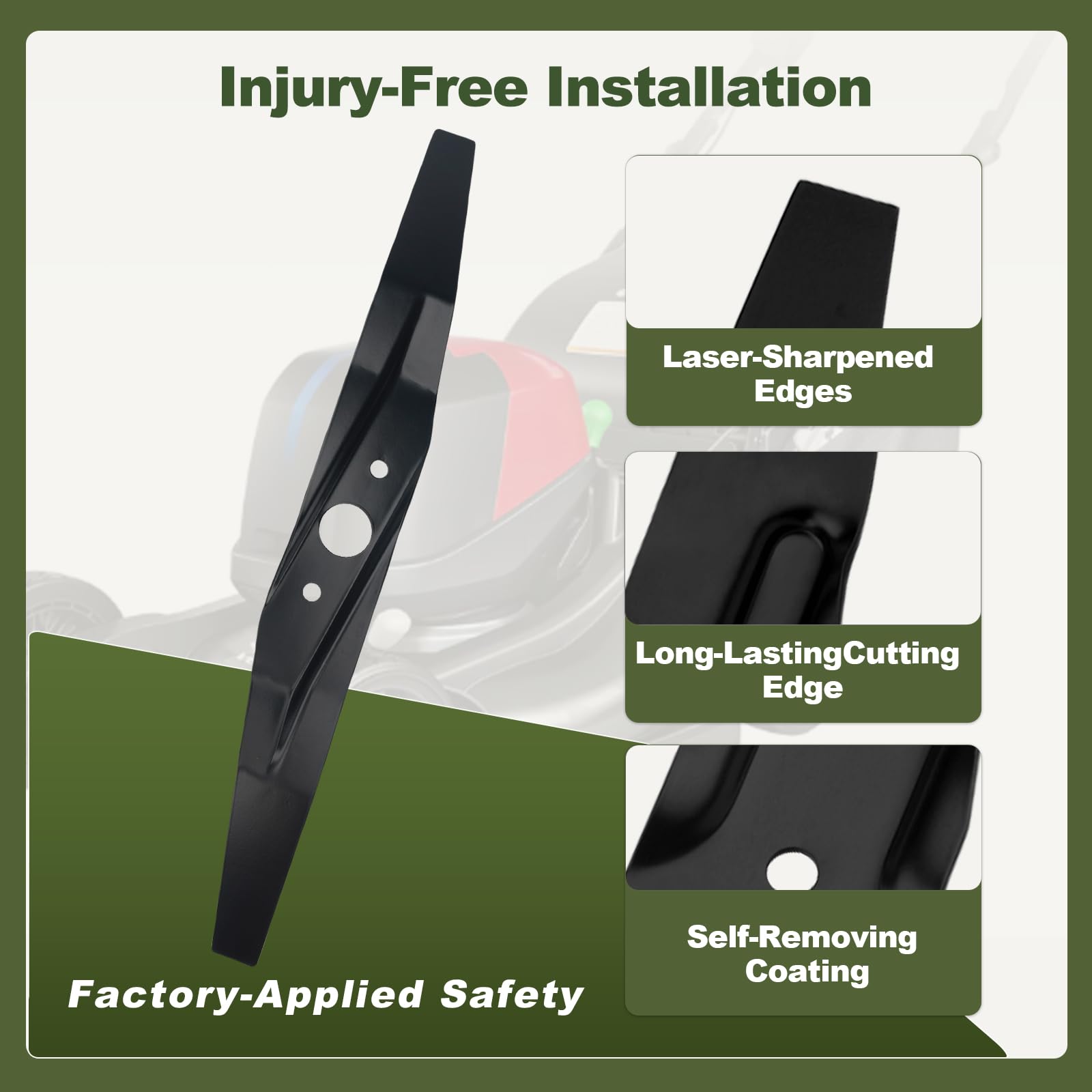 Joytrace zinc-plated bolts and spacer resist loosening during use