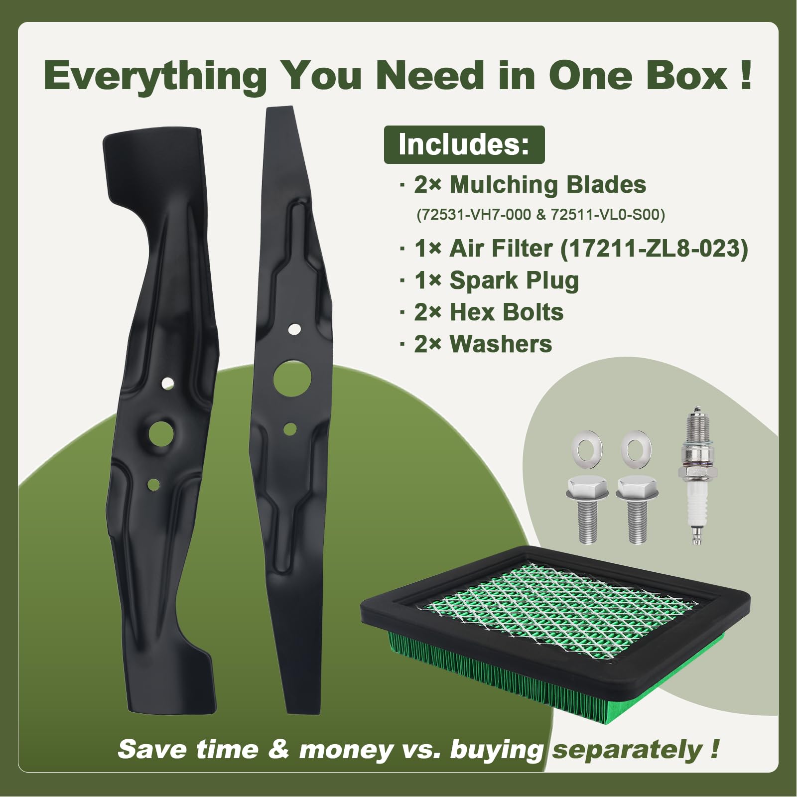 Joytrace hardware bolts and spacers kit for tool-free, quick installation.