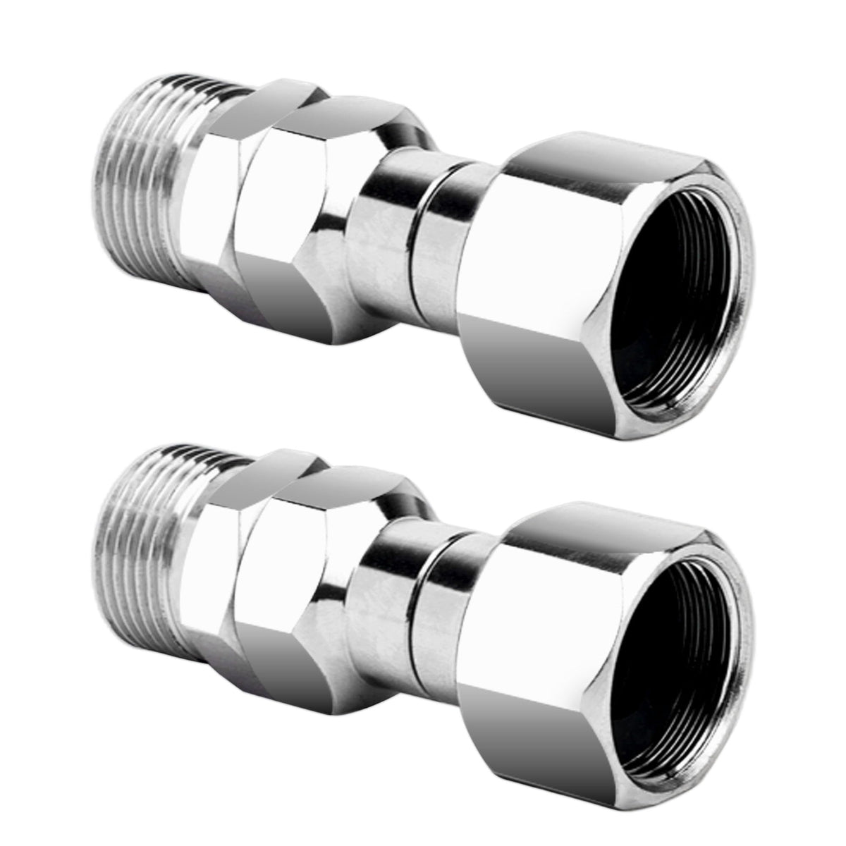 Joytrace M22 14mm swivel fitting with 360° rotation prevents hose twists