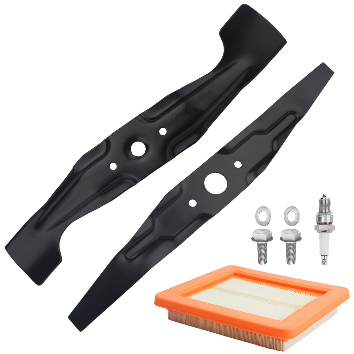 Joytrace mulching blades pair for Honda HRX217/HRR216 with efficient mowing