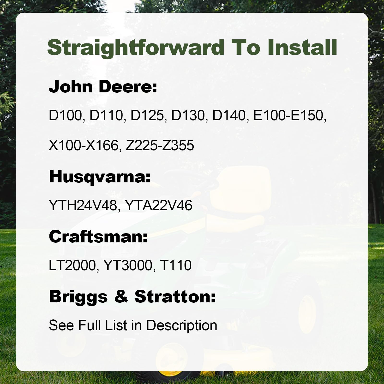 Joytrace oil filter installed for easy maintenance and filtration.