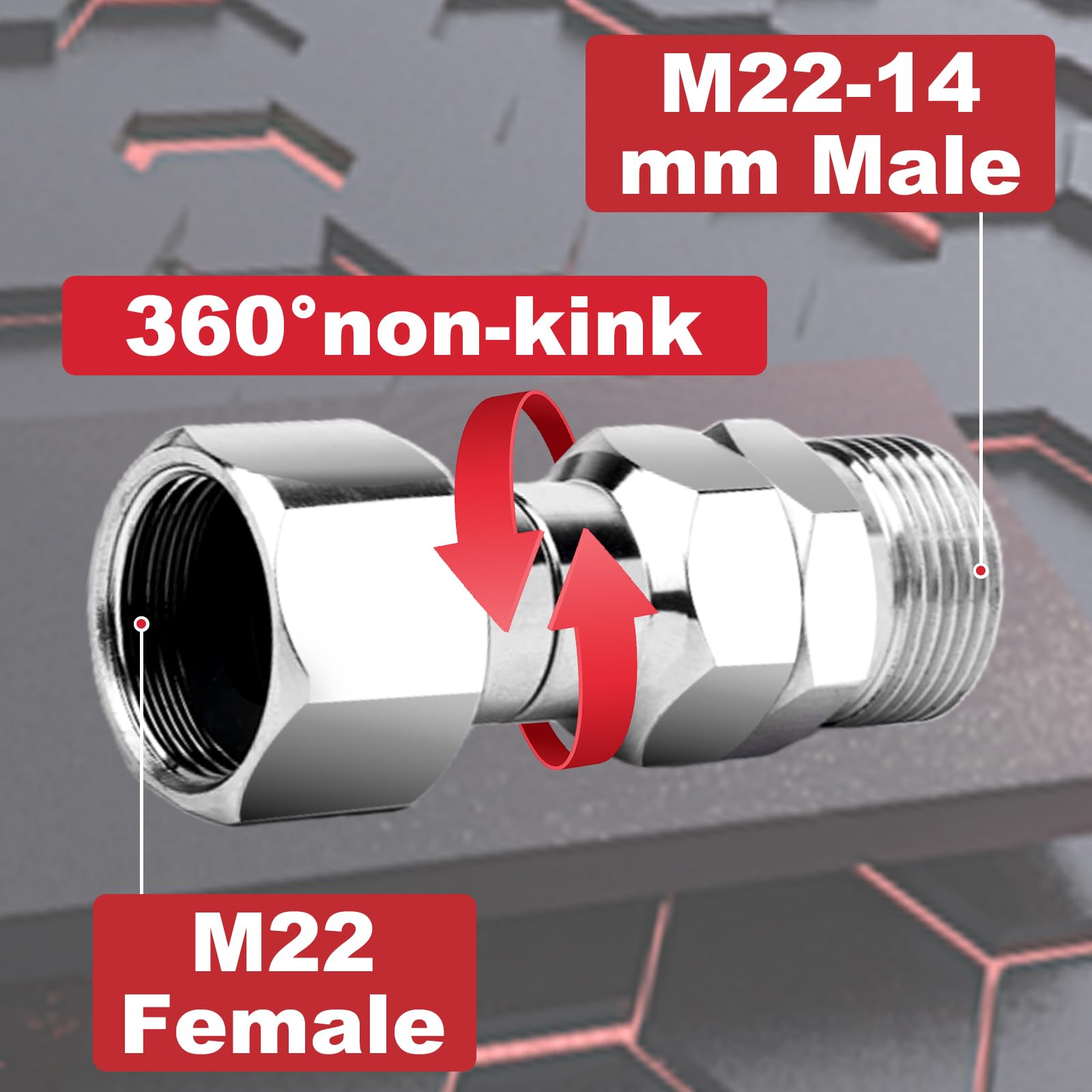 Joytrace stainless steel core 304 durability in swivel