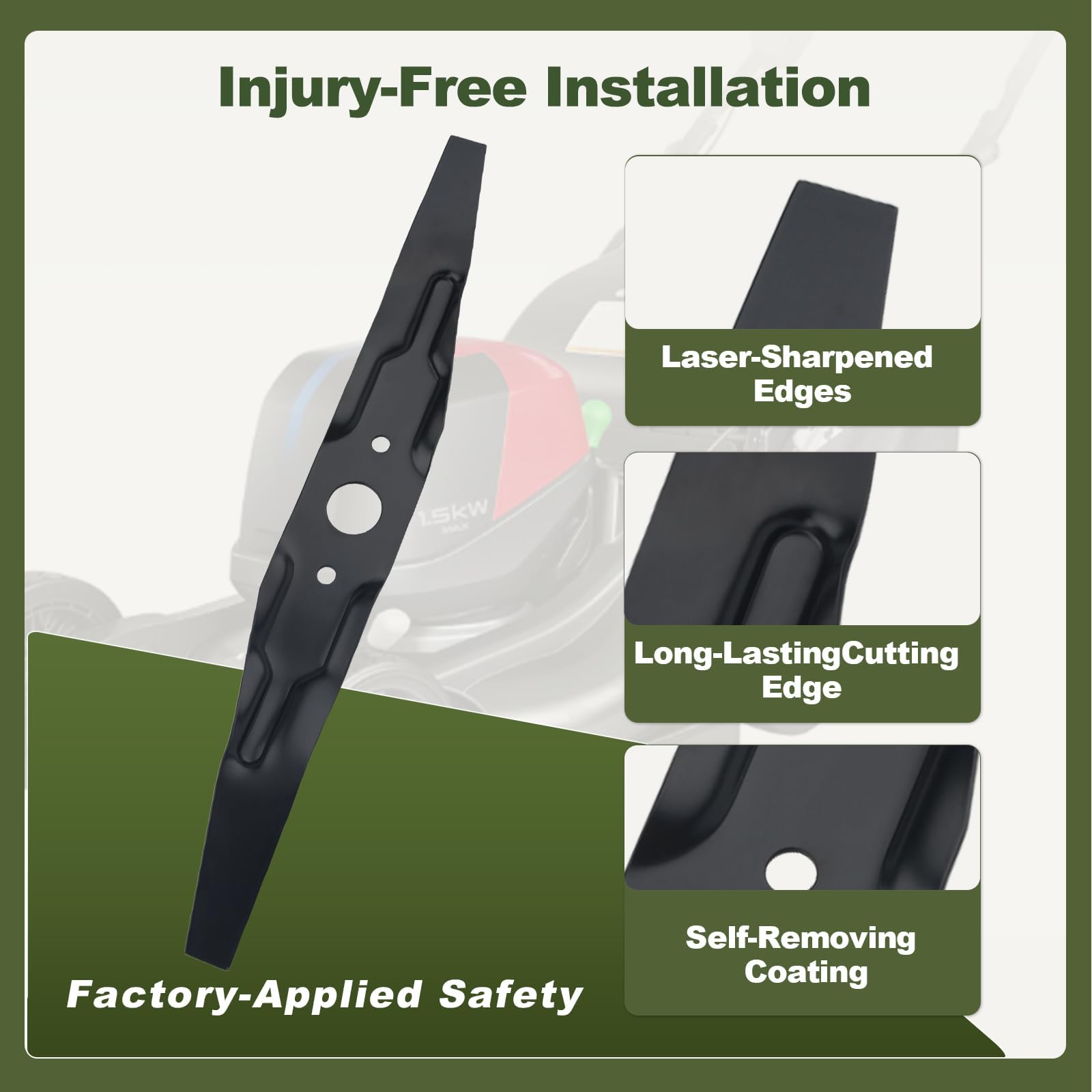 Joytrace washers for secure blade mounting and precise alignment