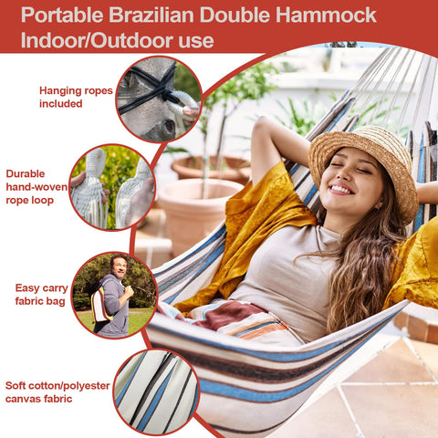 JoyView hammock end rope assembly demonstrates strong 300 lb capacity.