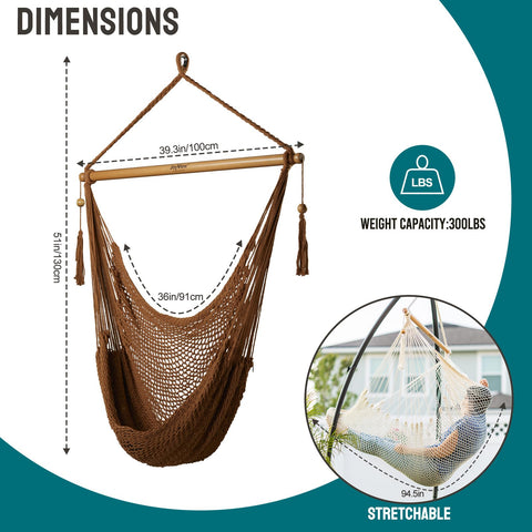 JoyView soft rope material for breathable, comfortable seating.