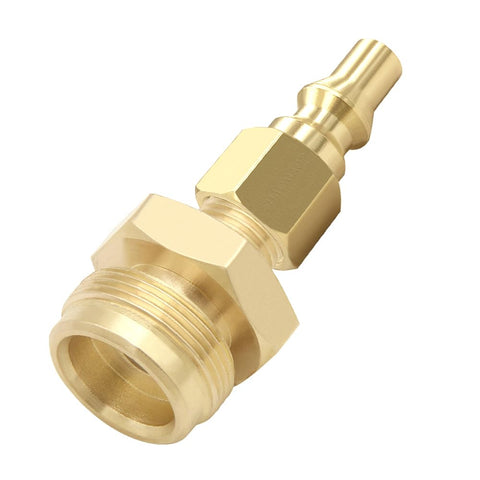 Joywayus brass adapter highlighting durable, weather-resistant construction.
