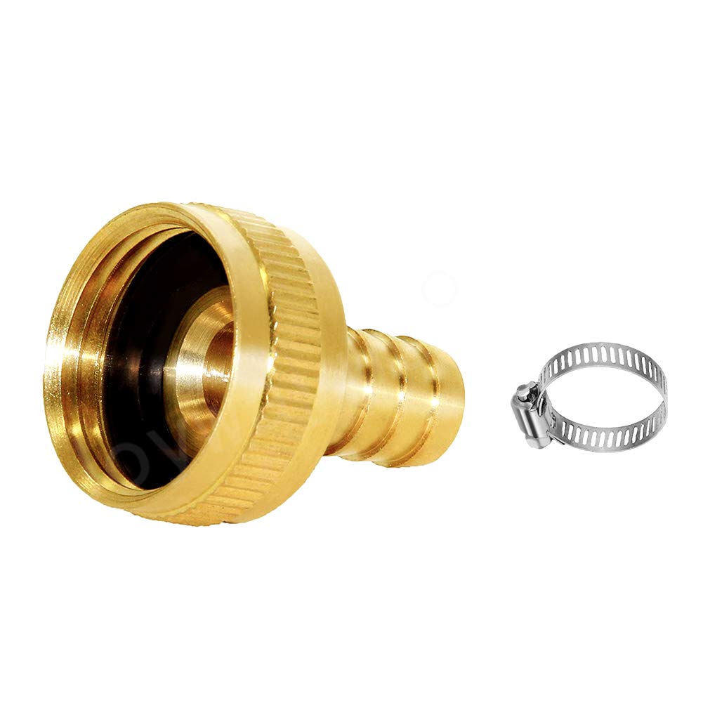 Joywayus brass garden hose adapter swivel for cross-type fittings and durable connections.