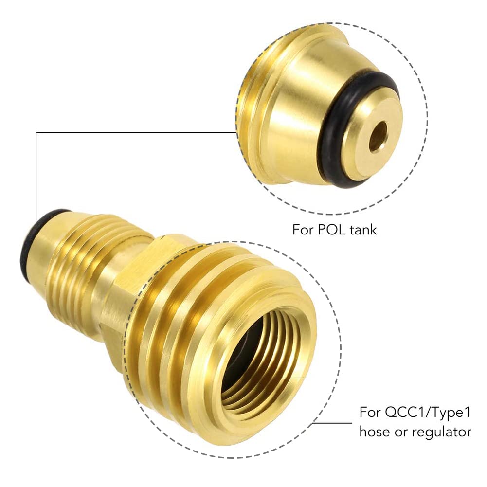 Joywayus brass construction provides durable, corrosion-resistant performance for camping trips.
