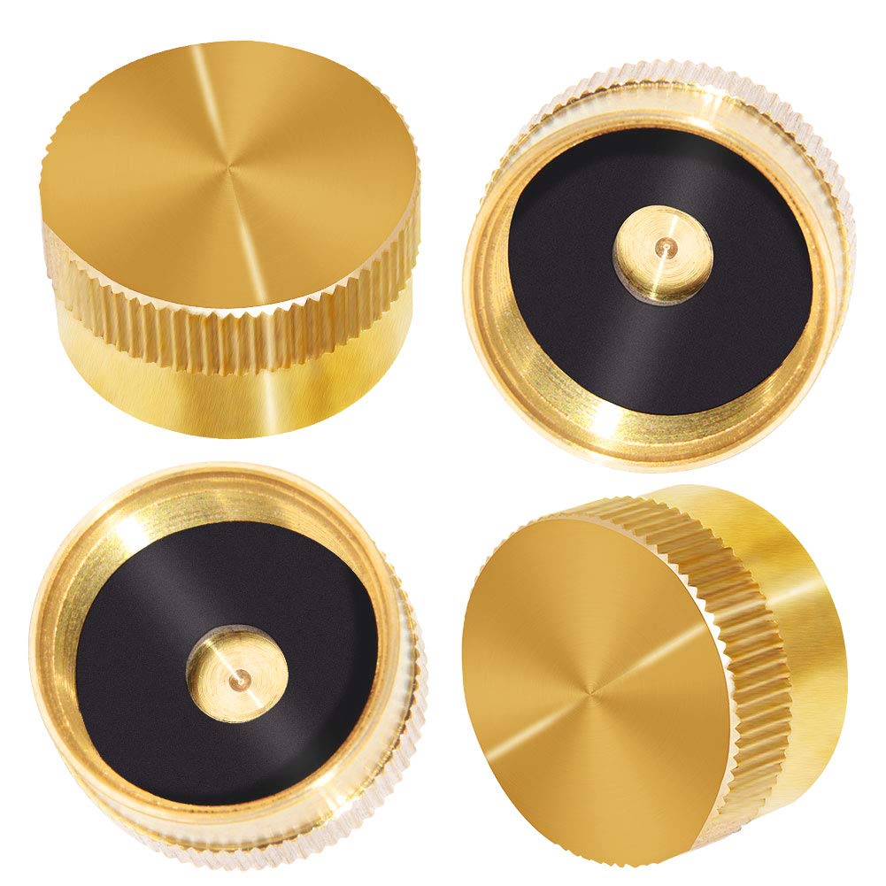 Joywayus brass propane cap universal fit on 1lb tanks for secure sealing