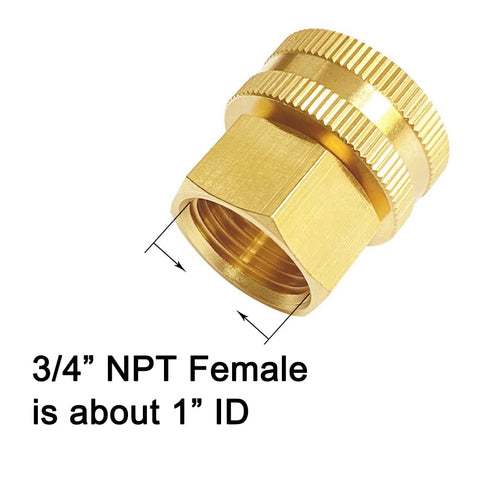 Joywayus brass construction highlights durability and corrosion resistance for garden use