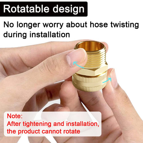 Swivel connector reduces twisting during watering tasks