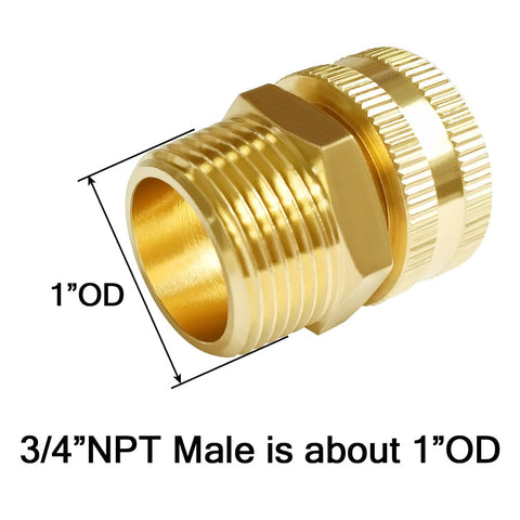 Corrosion-resistant brass body suitable for garden use