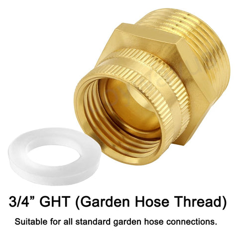 Joywayus brass threaded adapter with rotatable design eases installation