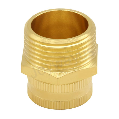 Joywayus easy install brass fitting simplifies garden hose connections
