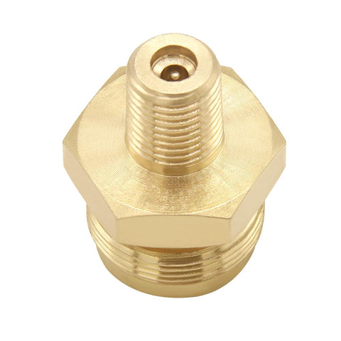 Joywayus disposal tank adapter connects to large propane tanks.
