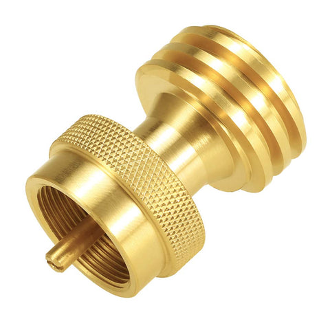 Joywayus solid brass construction resists corrosion for outdoor use.